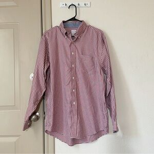 Brooks brothers Men's Red Check Button-Down Shirt